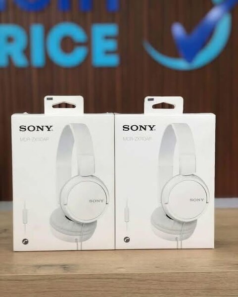 Casque Sony Blanc avec Microphone