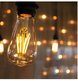 LED ST64 Bulb - Edison Filament Bulb - Vintage Lights
