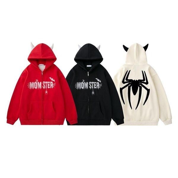 Sweat à capuche Monster