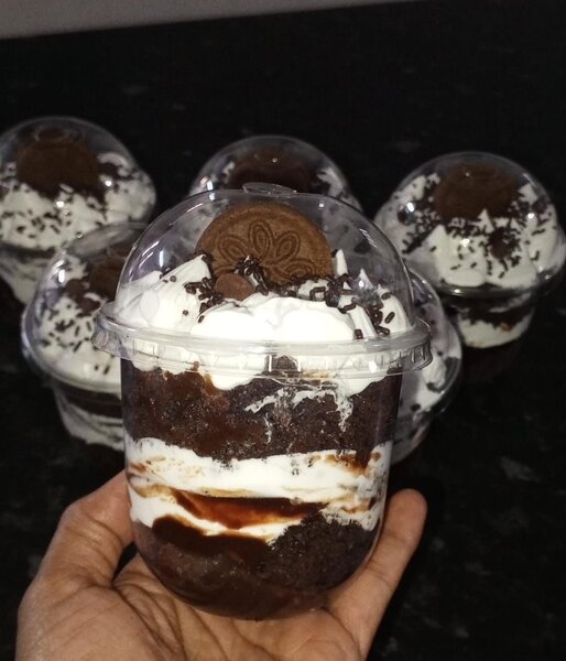 Dessert chocolat en pot