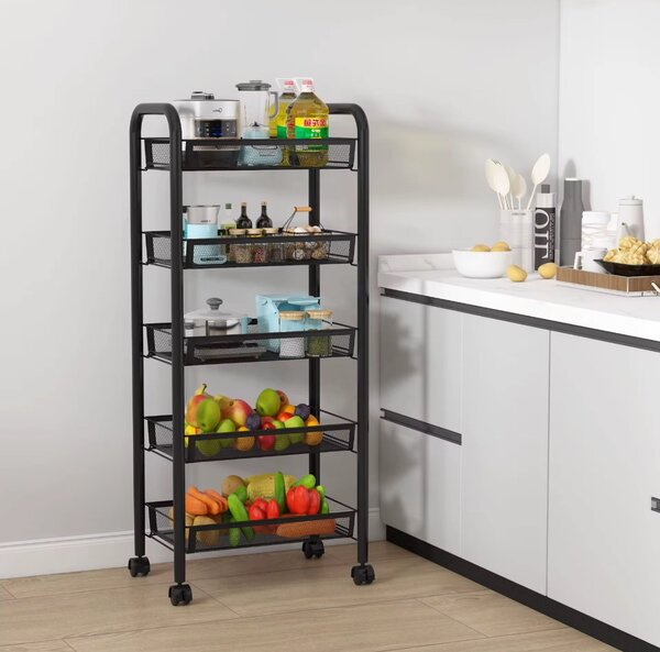 Étagère métallique noir