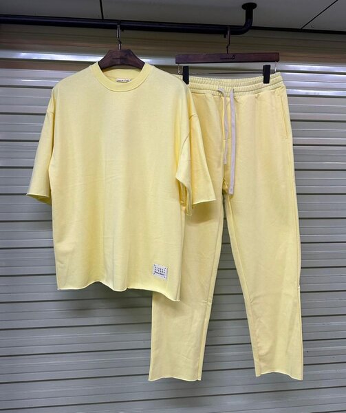 Ensemble survêtement jaune homme