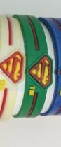 Superman Logo Bracelet/ Rubber Bands For Men & Boys