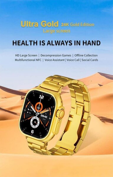 24k gold edition Smart watch