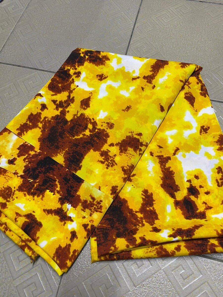 Tissu  vibrant multicolore