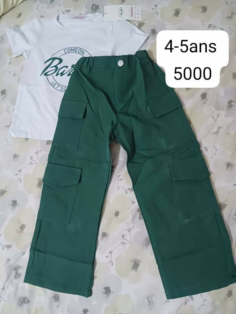 Ensemble Fille T-shirt et Pantalon