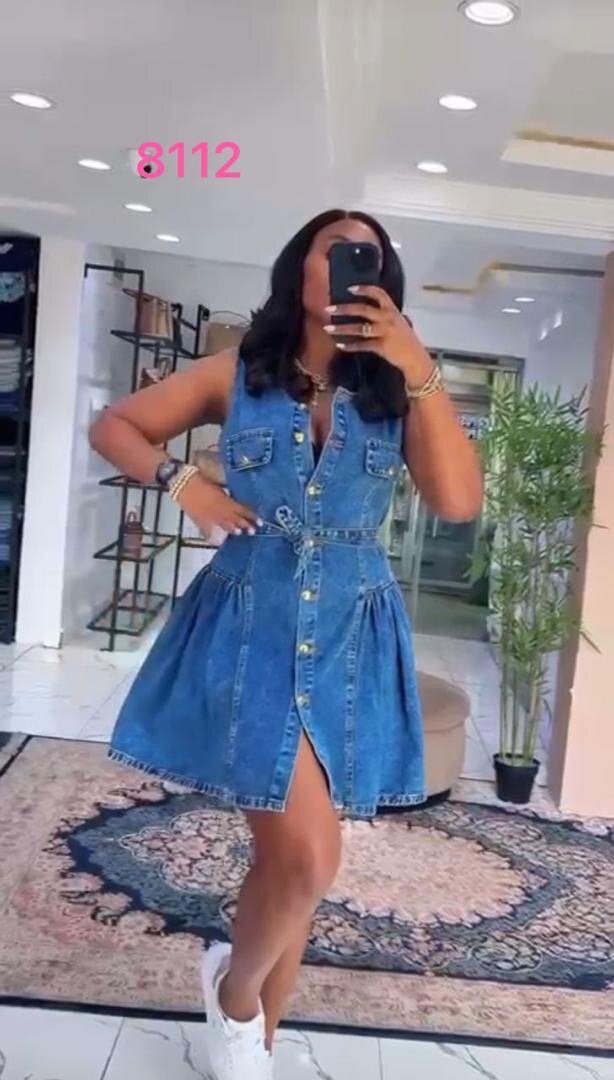 Robe en jean élégante