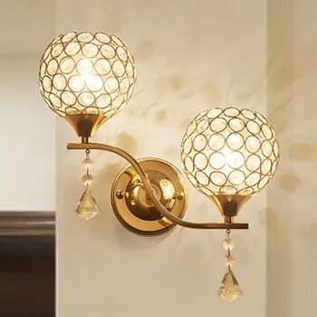 Applique Murale Cristal Double