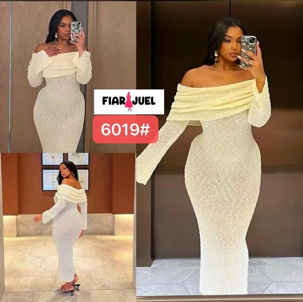 Robe élégante avec fente