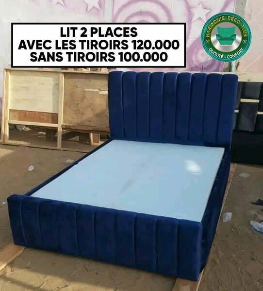 Lit Double avec Rangement