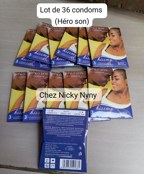 36 préservatifs Kissme