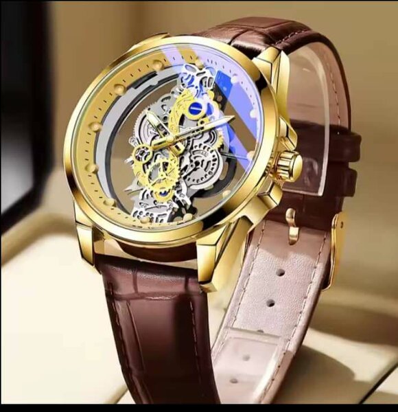 Montre squelette homme élégante