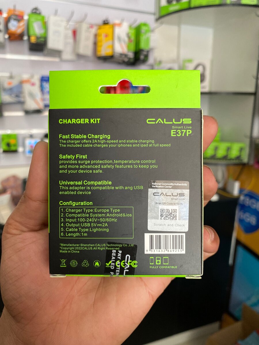 Calus 2A Type-C Fast charger