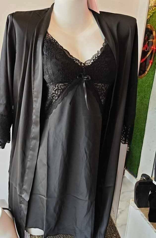 Ensemble pyjama satin femme luxe