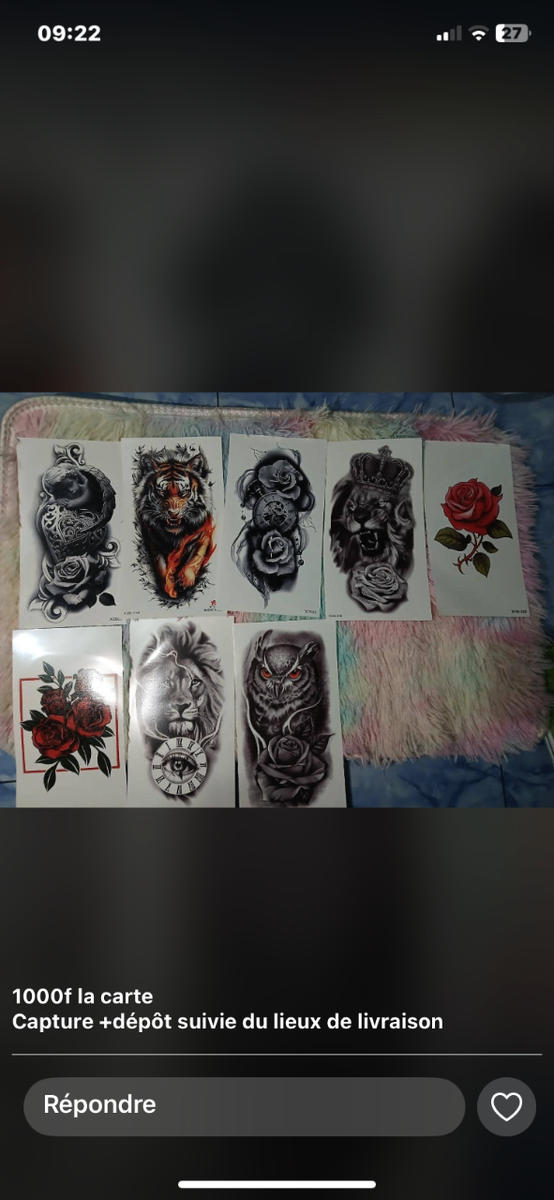 Tatouage éphémère