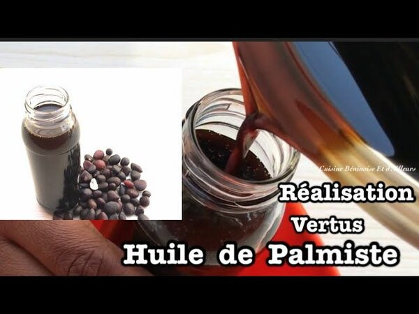 Huile de Palmiste Noire Cheveux