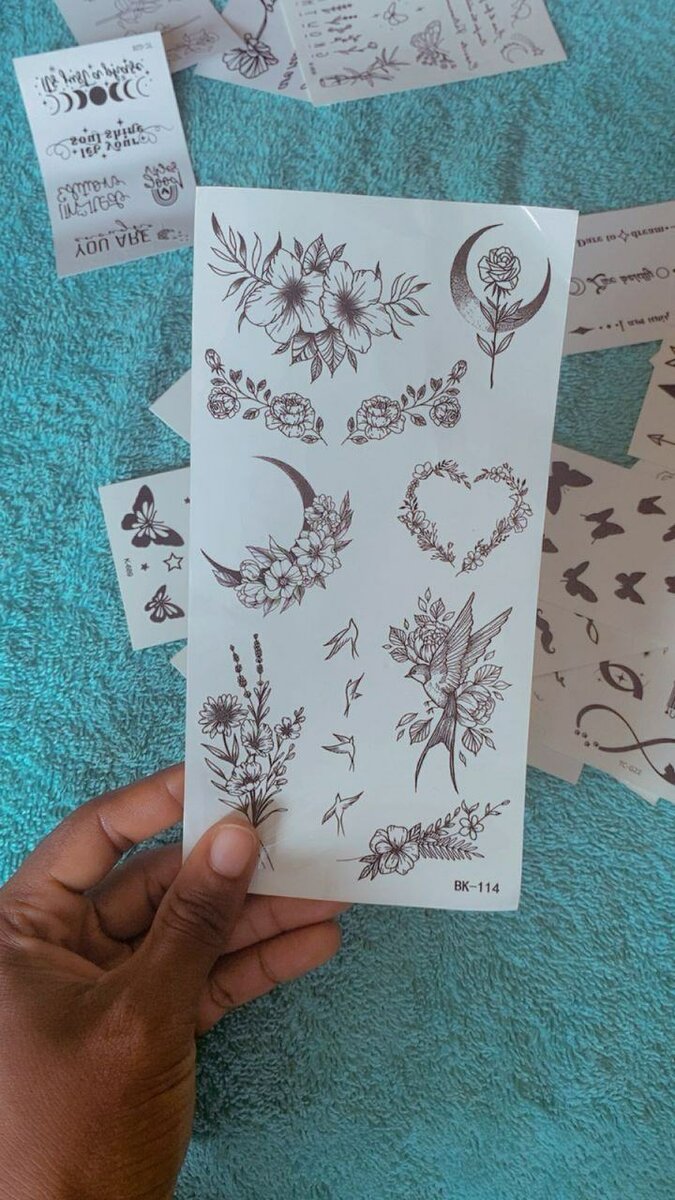 Tatouages Temporaires Fleuris