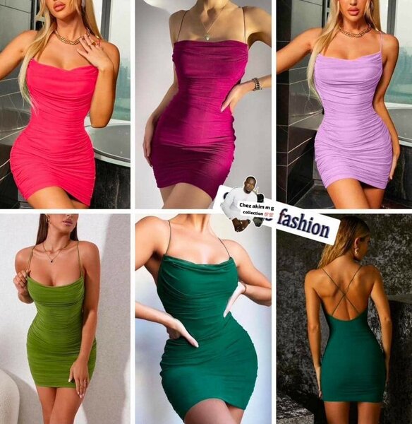 Robe moulante tendance femme