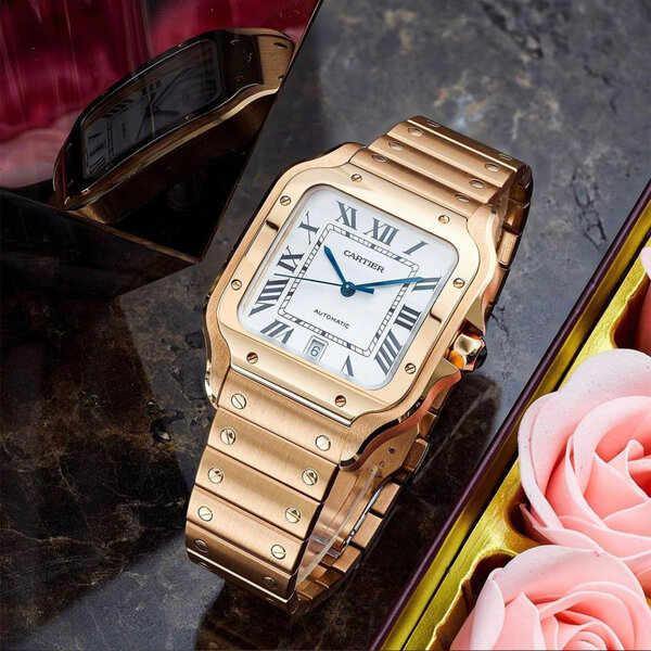 Montre Cartier Santos Dorée