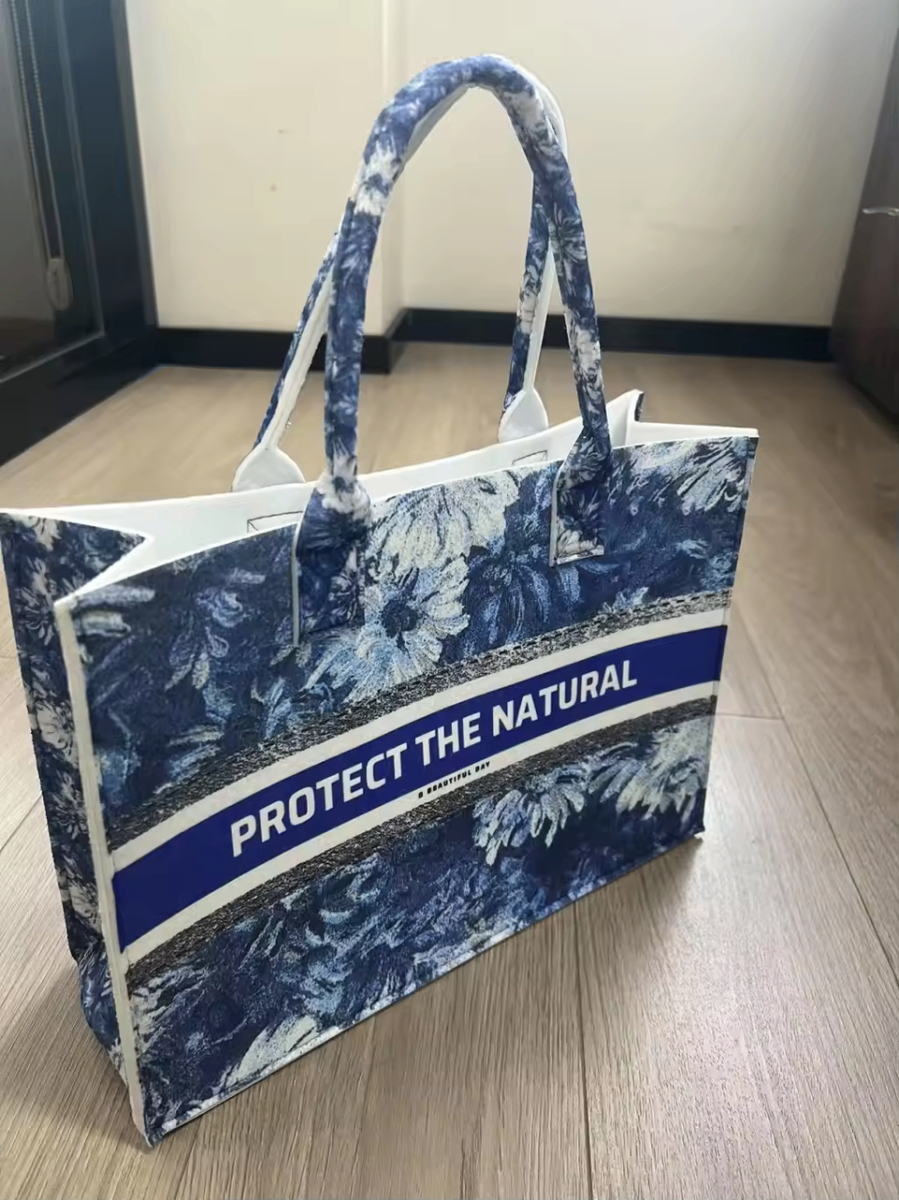 Sac fourre-tout floral design