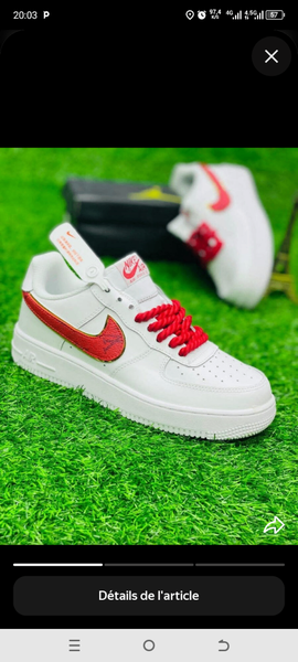 Baskets blanches tendance