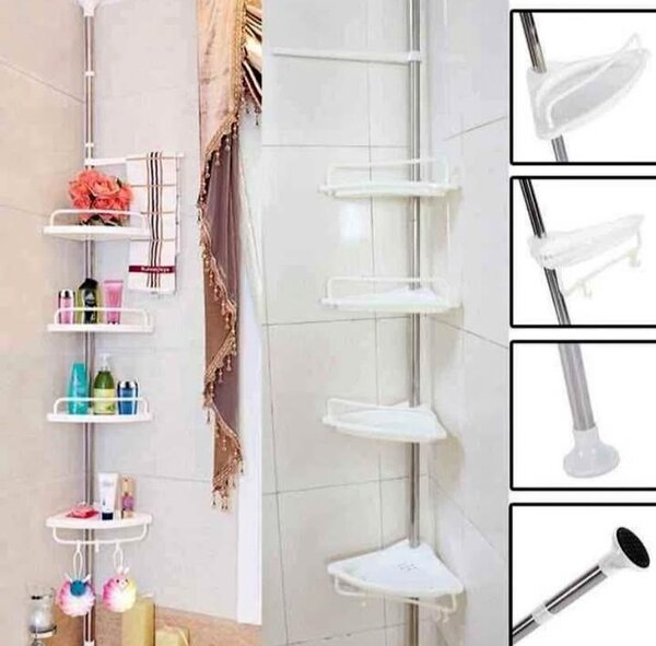 Étagère d'angles de douche