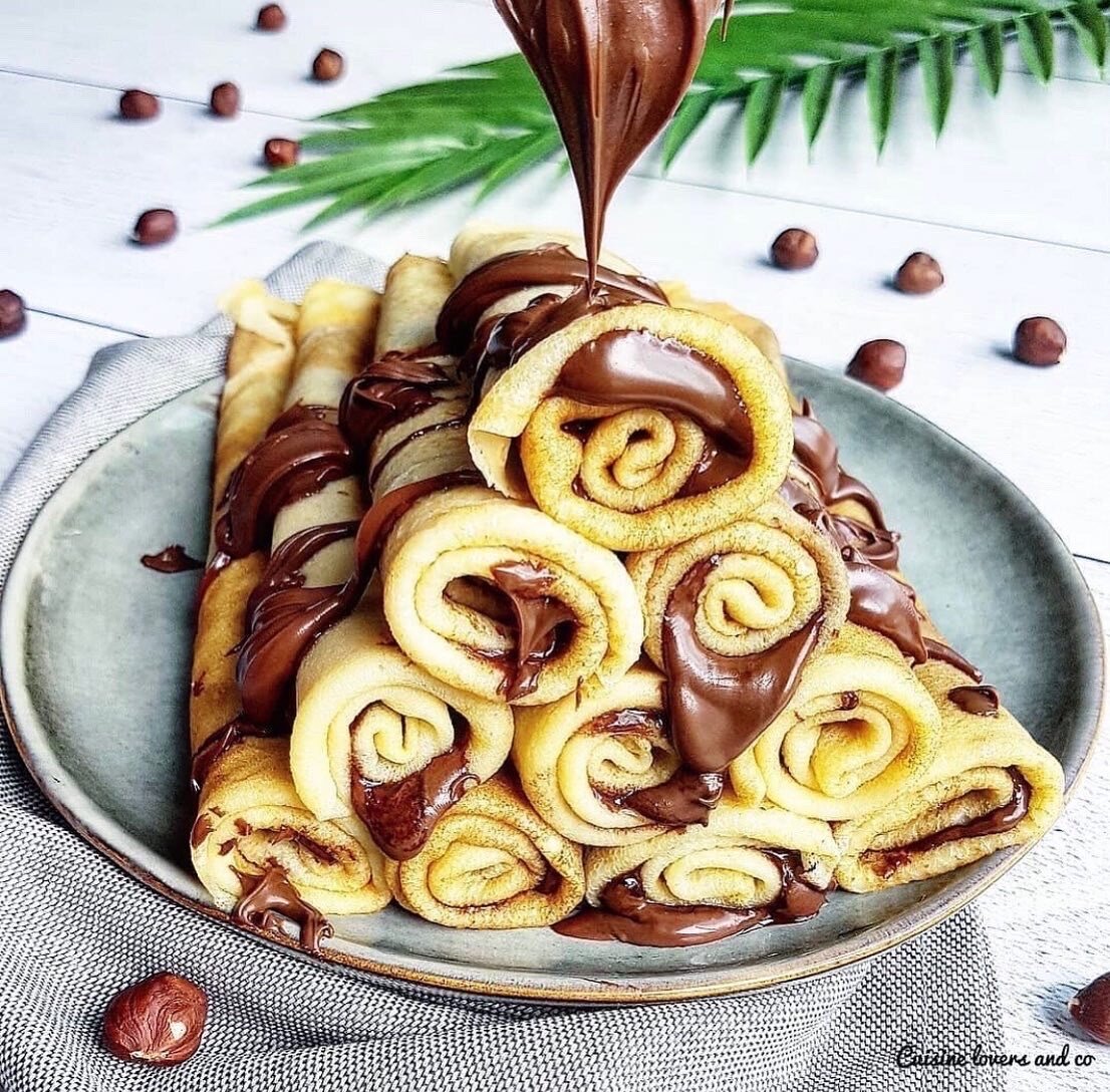 Crêpes au chocolat délicieuses