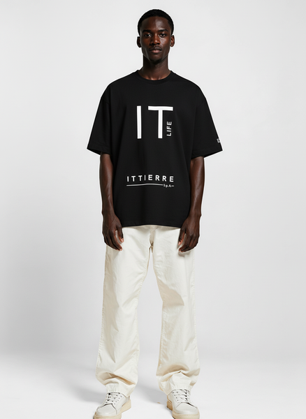 Pantalon cargo noir élégant