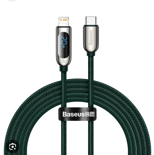 Baseus Câble Charge Rapide Display Type-C Vers Lightning Iph