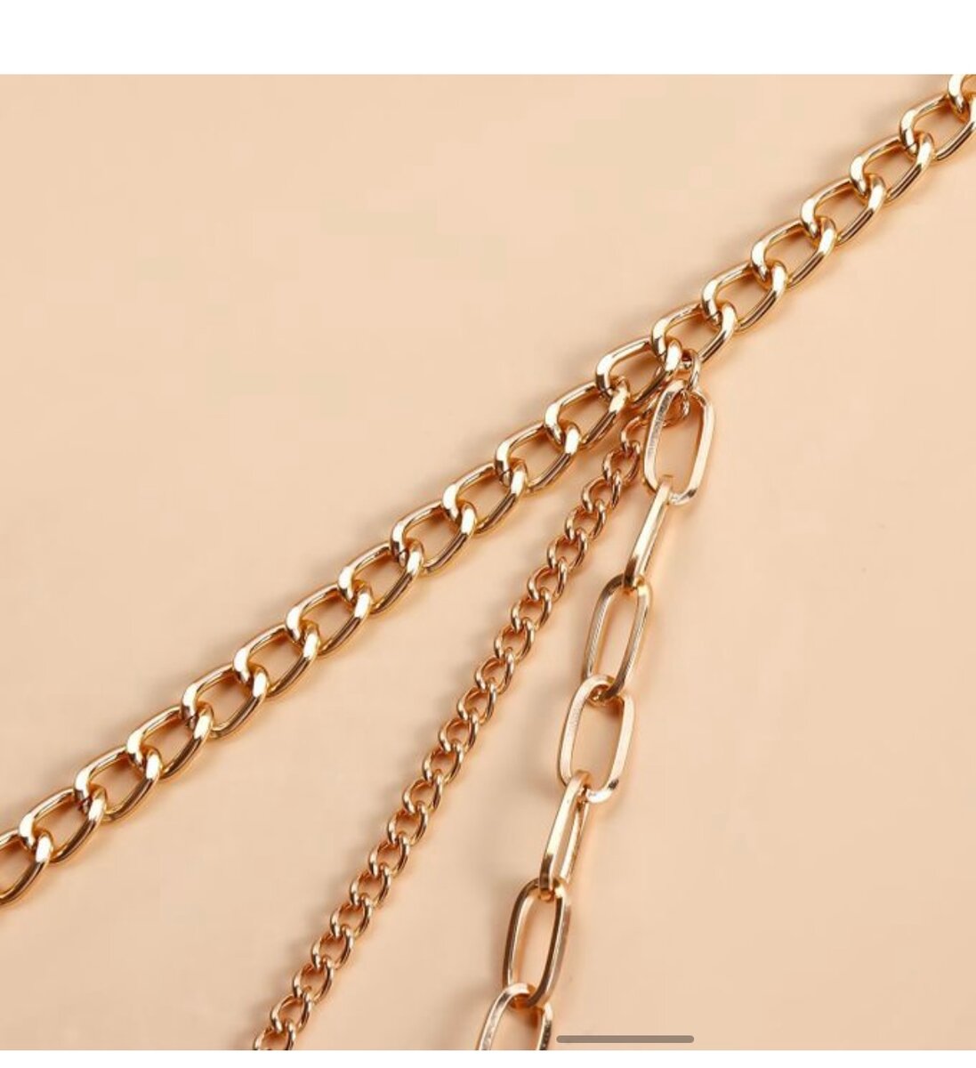 Ceinture chaîne perlée élégante