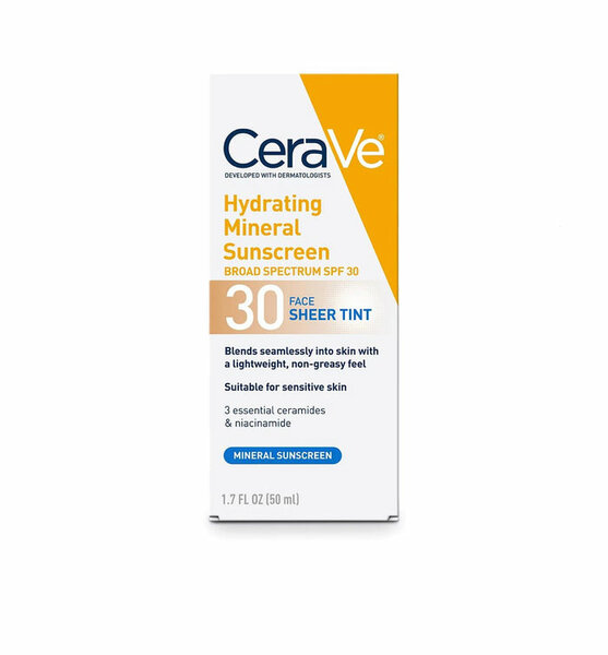 Cerave Hydrating Mineral Sunscreen SPF 30