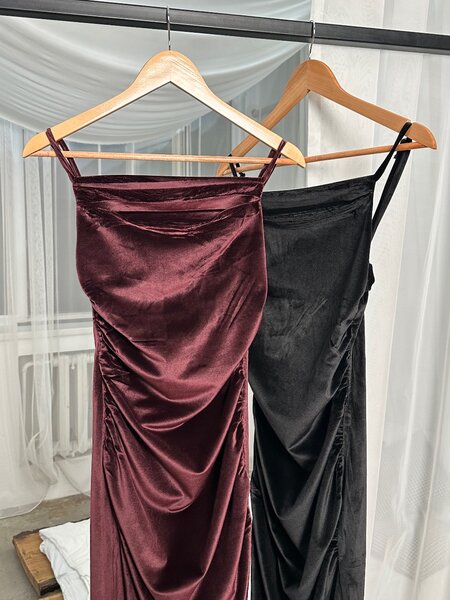 Платье бархат