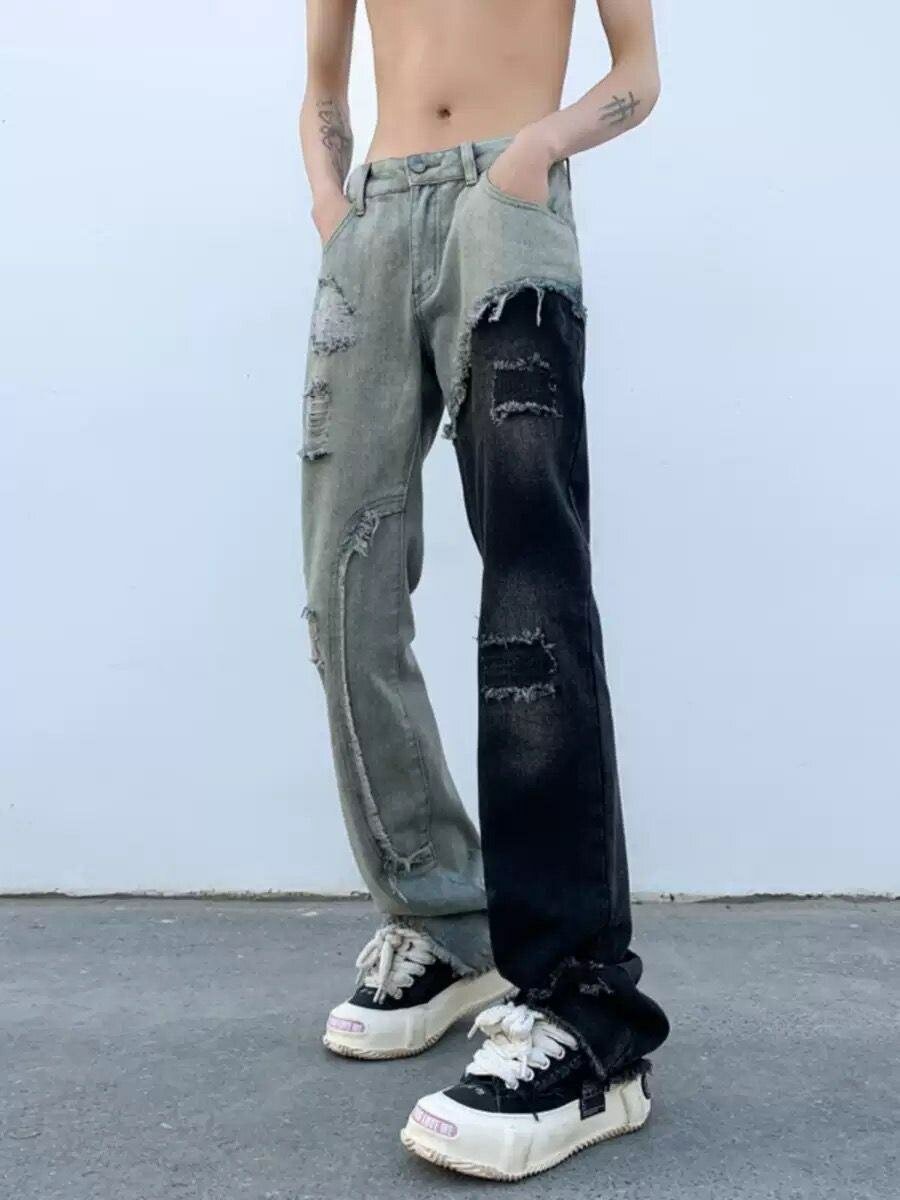 Jeans déchirés homme