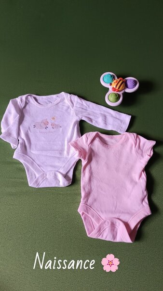 Bodys bébé en coton doux