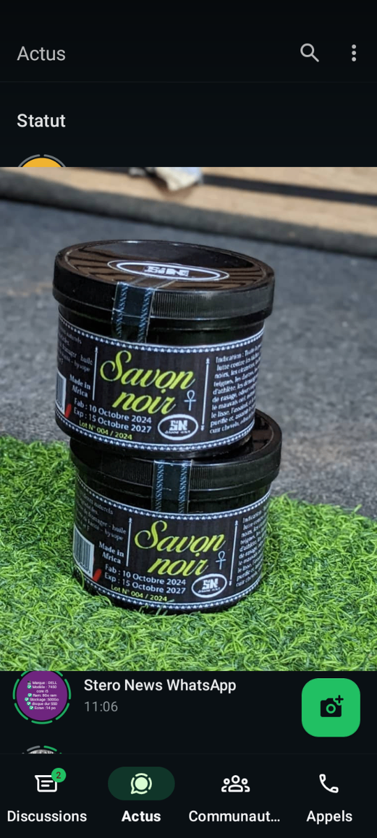Savon noir