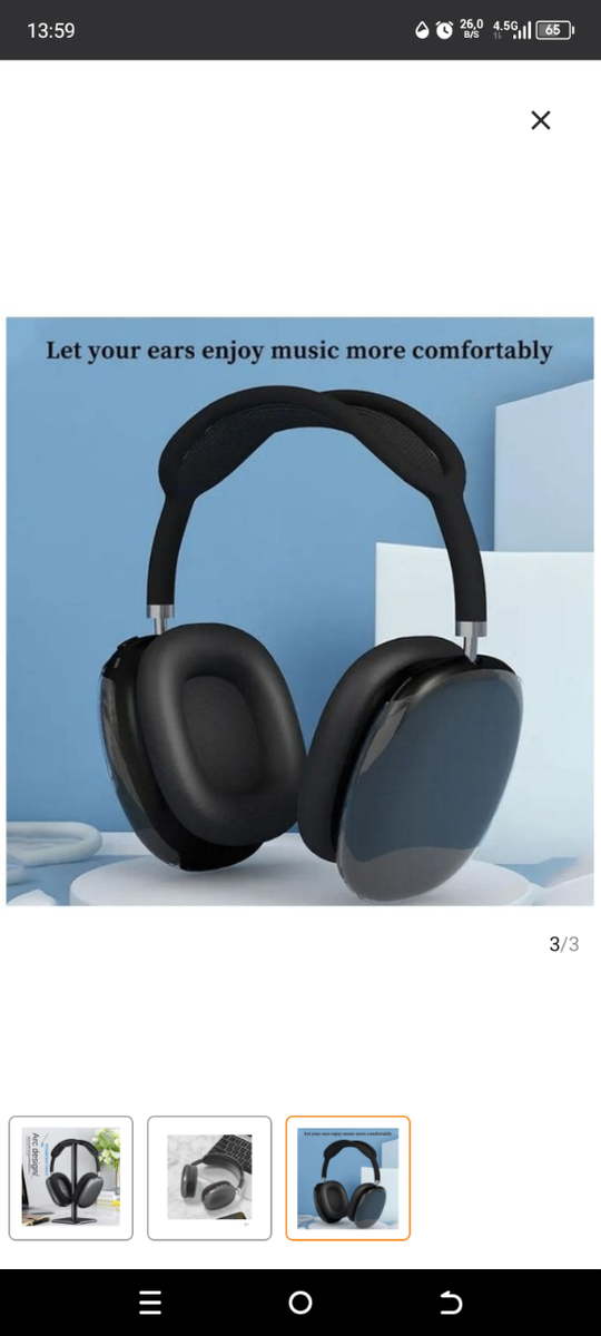 Casque audio sans fil élégant
