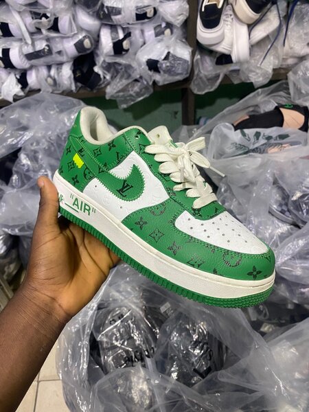 Baskets vertes tendance