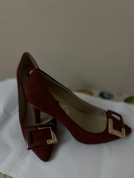 Туфли из замши