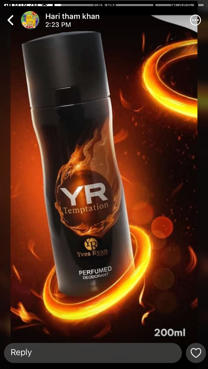 Yves Ryan Body Spray 200ml