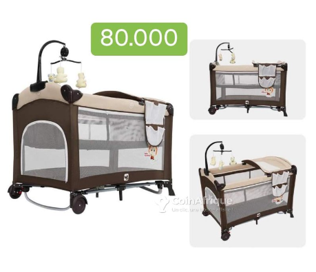 Lit berceau bébé avec moustiquaire