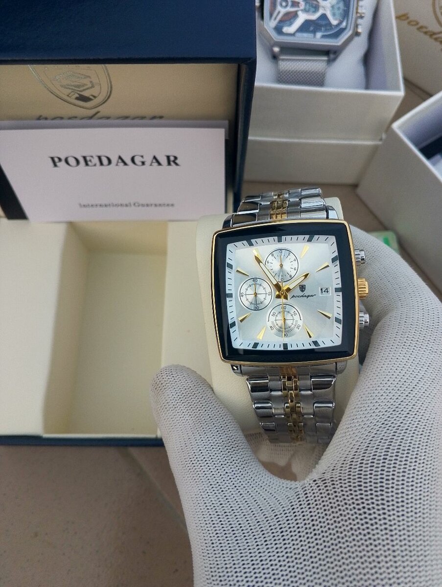 Montre POEDAGAR inoxydable