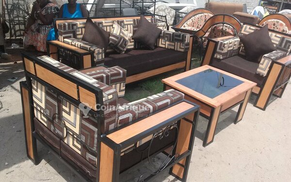Salon complet en fer moderne