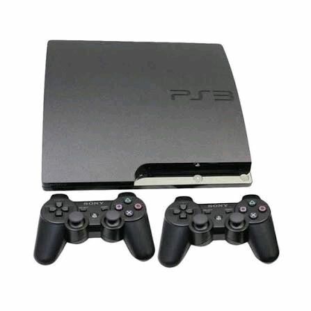 Console Sony PlayStation 3 avec 2 manettes