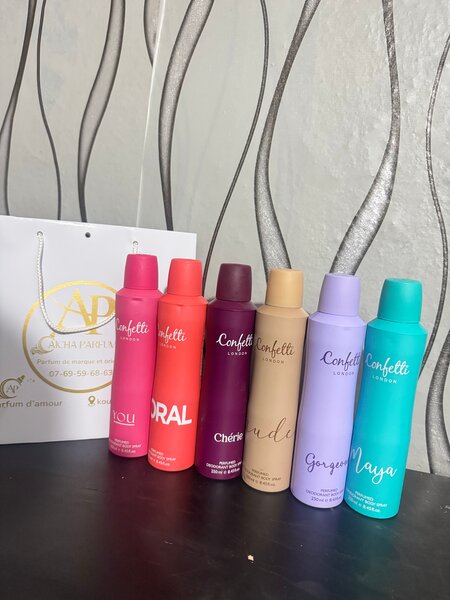 Déodorants parfumés Confetti