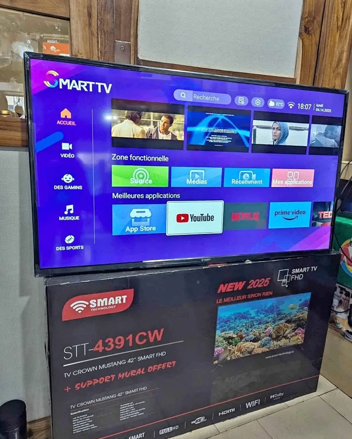 Téléviseur Smart TV 50" HD
