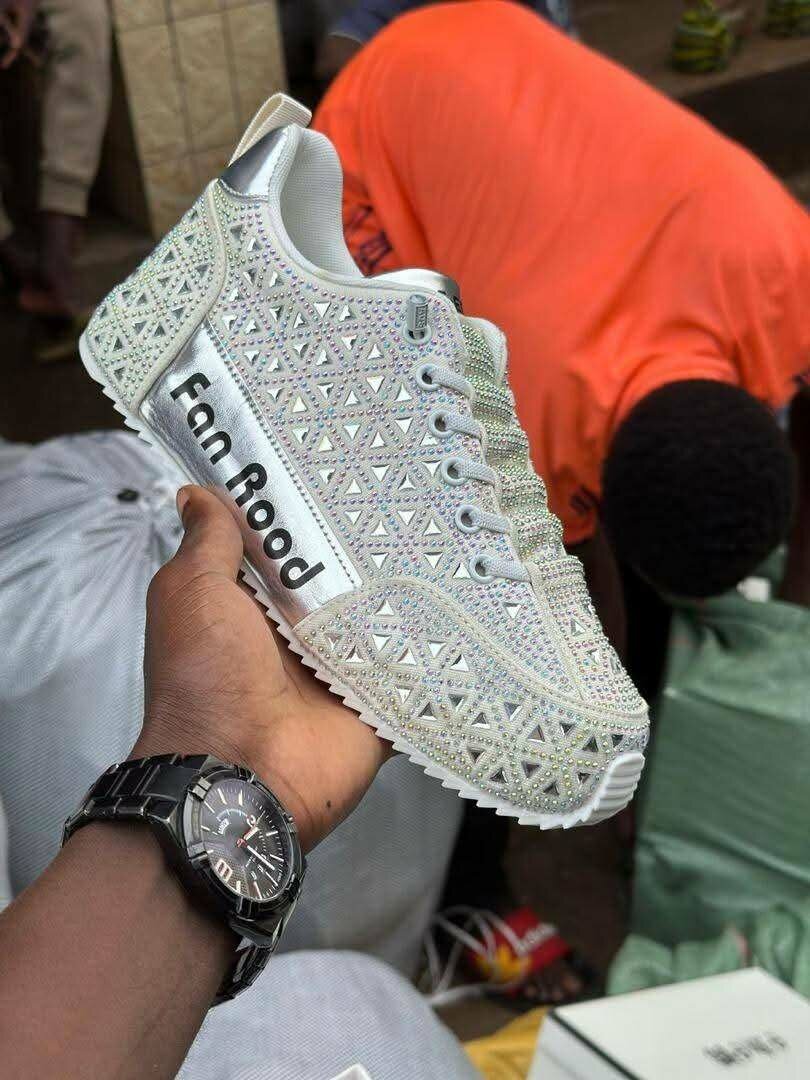 Baskets tendance Fan Rood