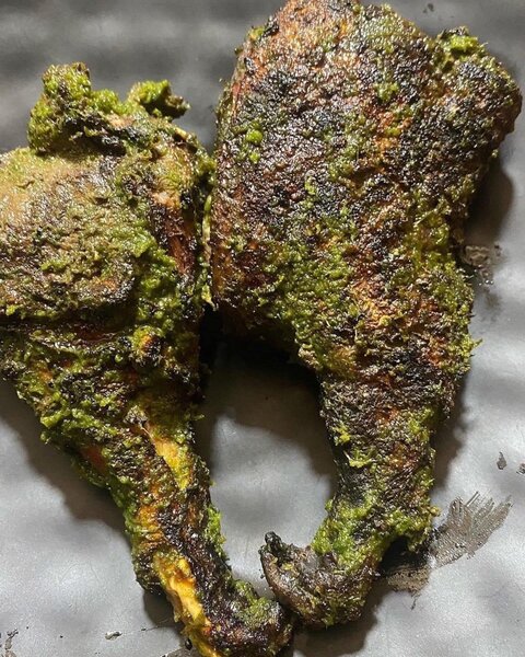 Viande de brousse avec accompagnement