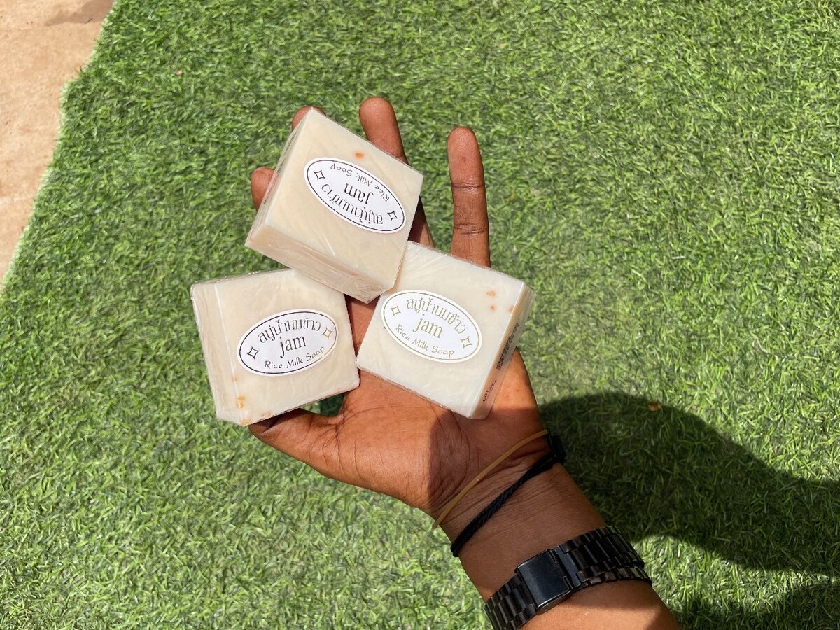 Rice soap