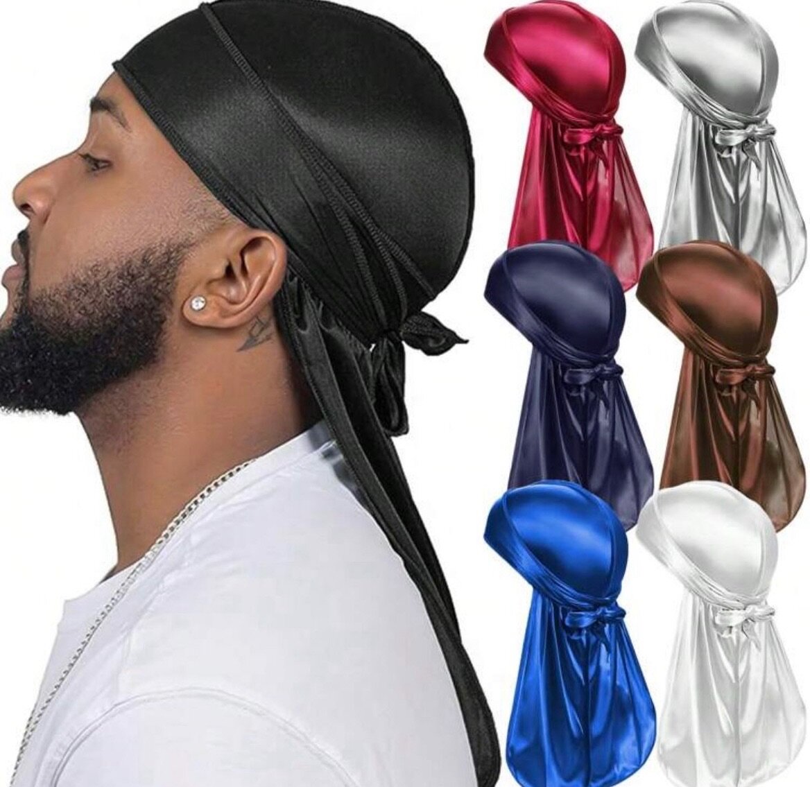 Durag Soie pour Cheveux