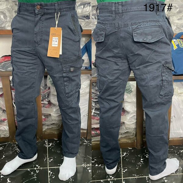 Pantalons cargo ajustés hommes